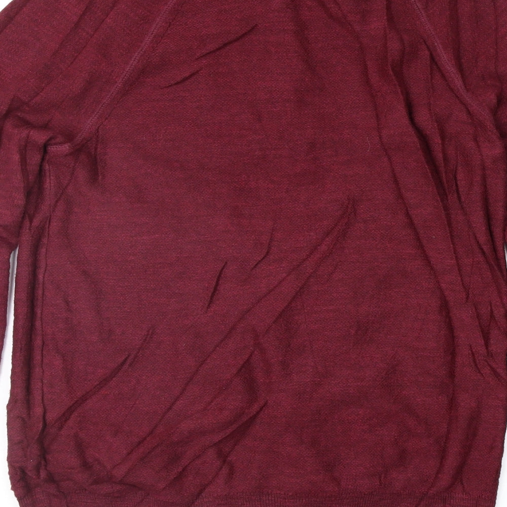 Marks & Spencer Mens Purple Pullover Jumper Size S