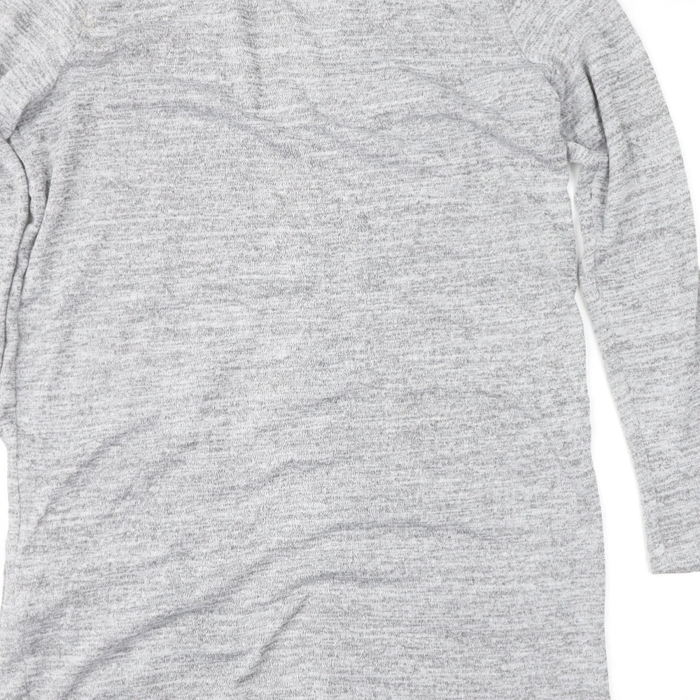 New Look Womens Grey Cardigan Jumper Size S