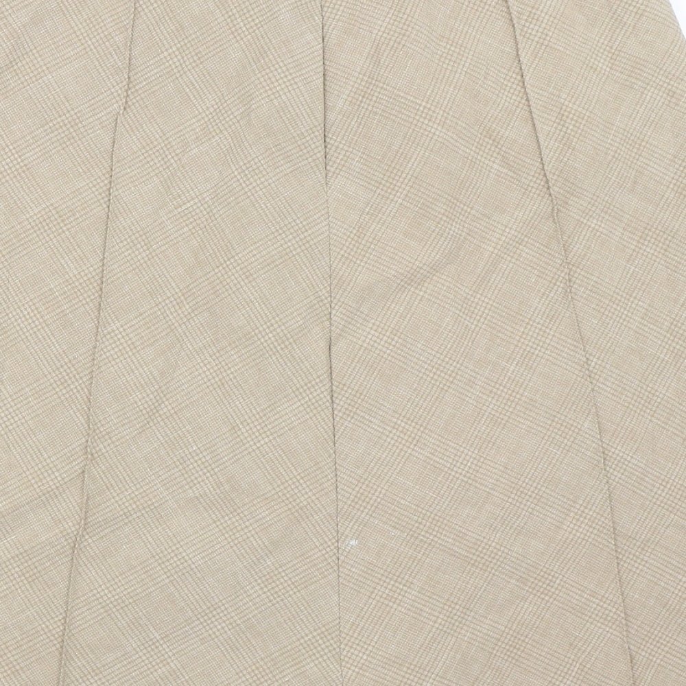 Finnkarelia Womens Beige Flare Skirt Size 30 in