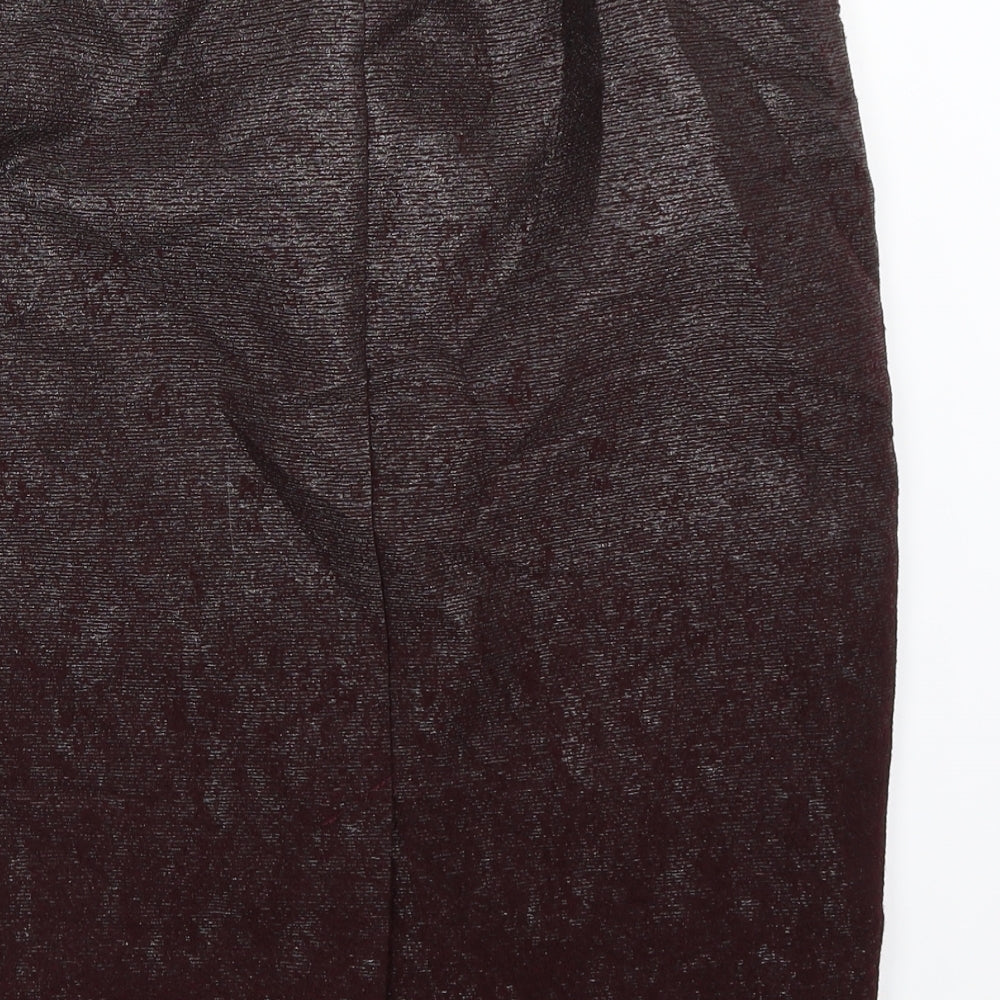 H&M Womens Red Straight & Pencil Skirt Size 38