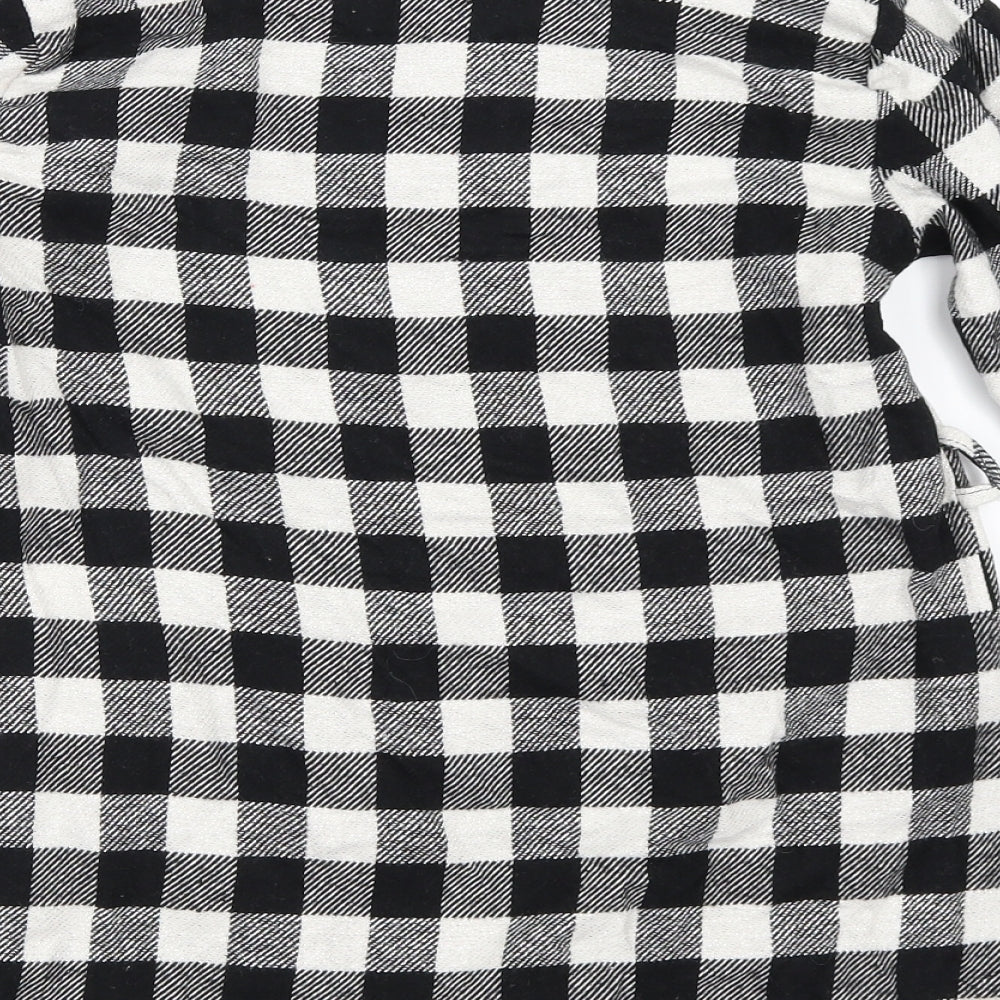 Mini Me Girls Black Check Shift Size 9-10 Years