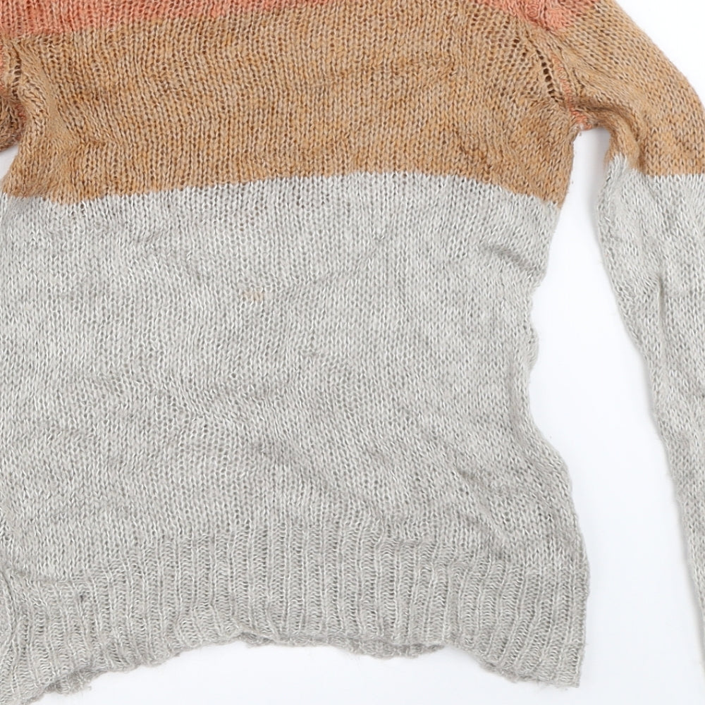 Dorothy Perkins Womens Grey Pullover Jumper Size 10