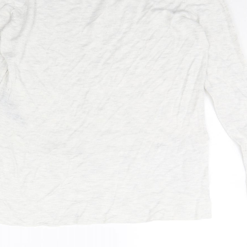 Zara Womens Grey Pullover Jumper Size S