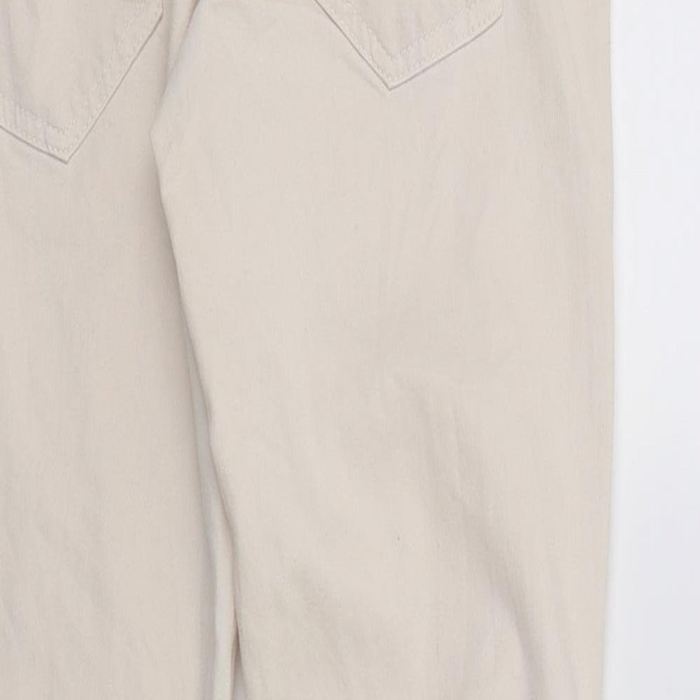 F c jeans Womens Beige Skinny Jeans Size 30 in L27 in