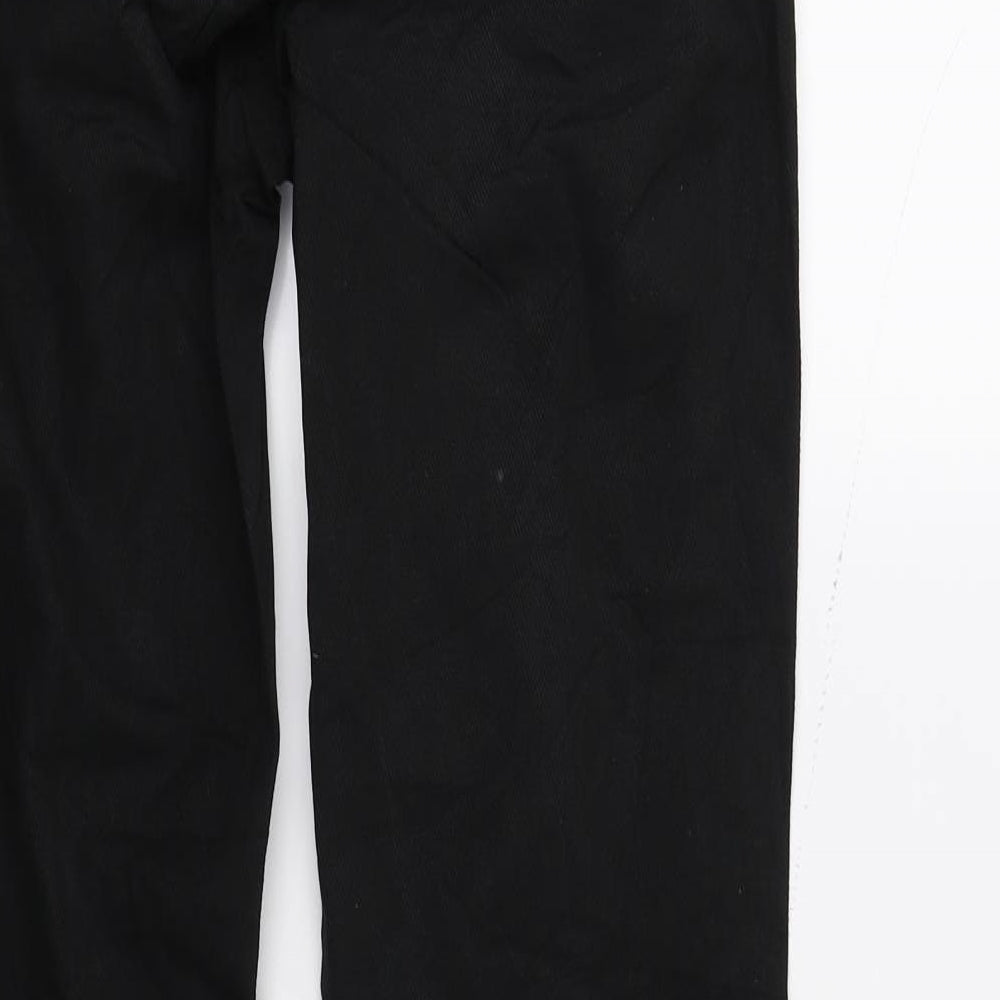 Mexx Womens Black Denim Straight Jeans Size 6 L31 in