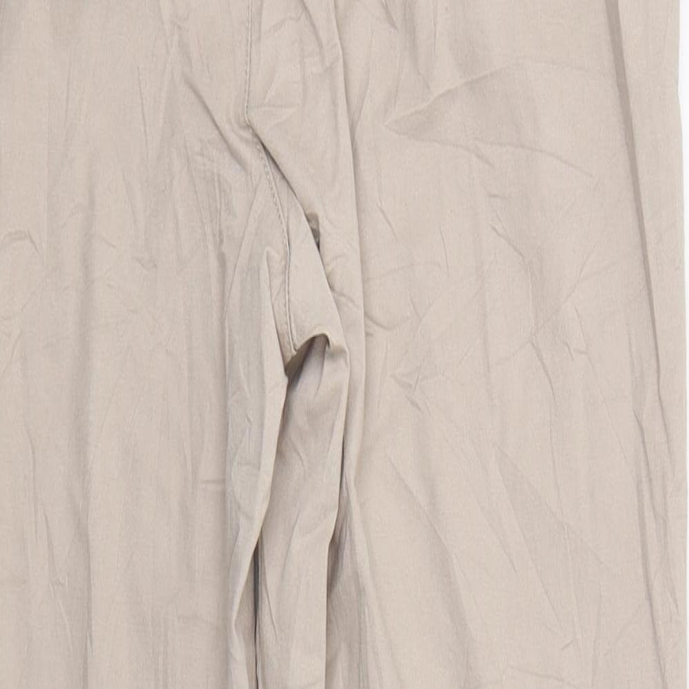 Monito Womens Beige Trousers Size 12 L26 in