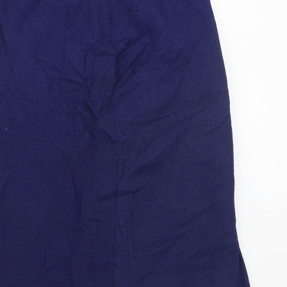 Preworn Womens Blue A-Line Skirt Size 28