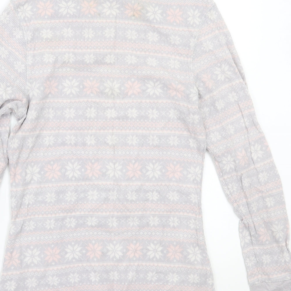 Love to lounge Womens Grey Rayon Babydoll Pyjama Top Size S