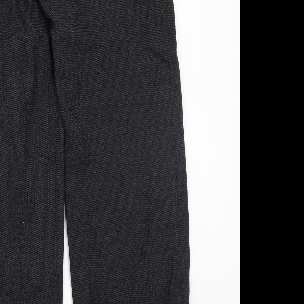 Preworn Womens Black Trousers Size 10 L29 in