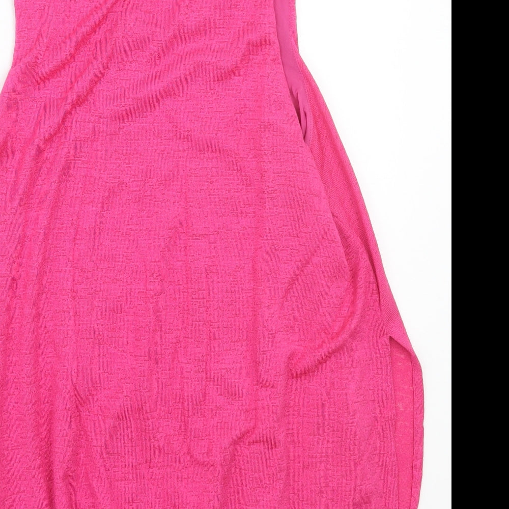 Mango Womens Pink Basic T-Shirt Size M