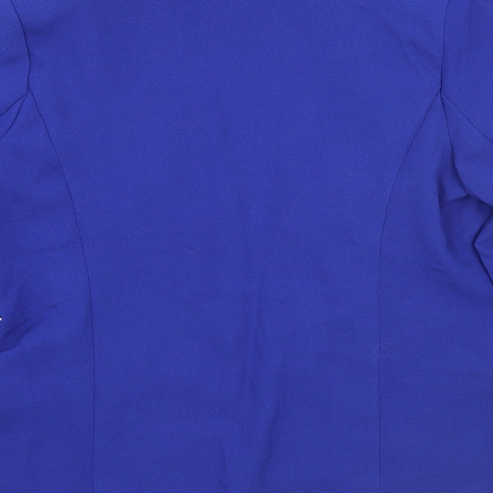 Damart Womens Blue Jacket Blazer Size 12