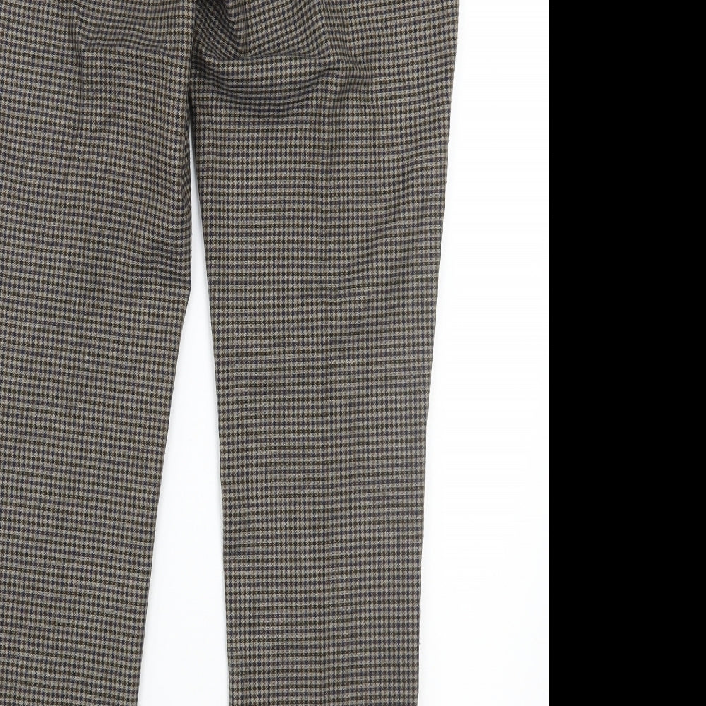 Zara Womens Brown Trousers Size S L28 in
