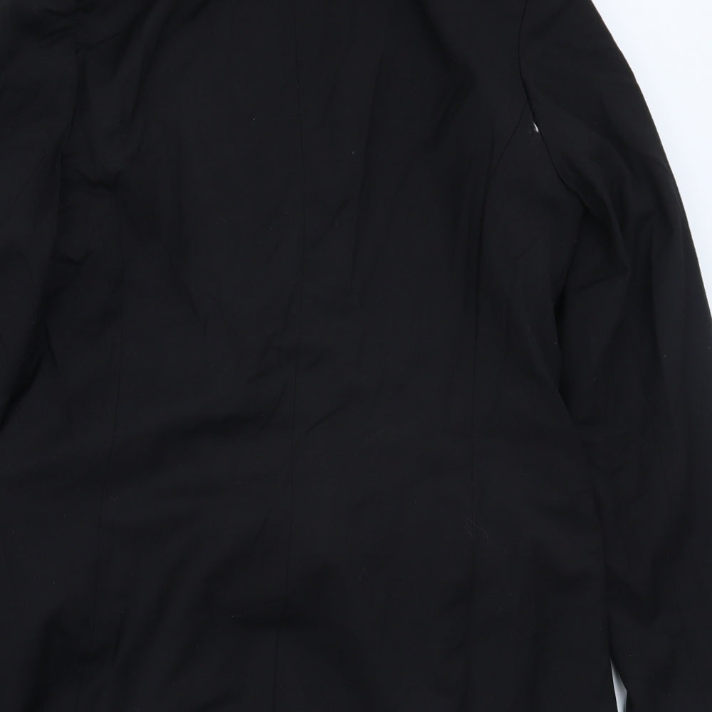 H&M Womens Black Jacket Suit Size 12