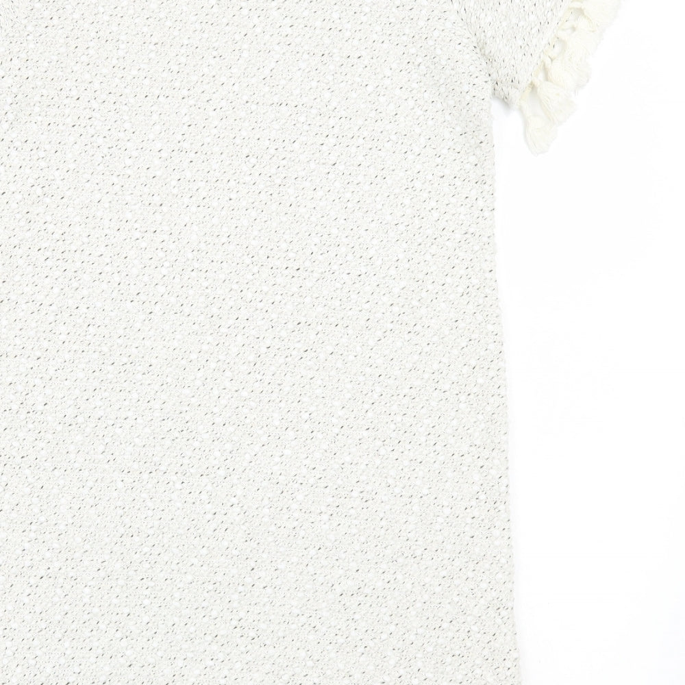 River Island Womens White A-Line Size 6