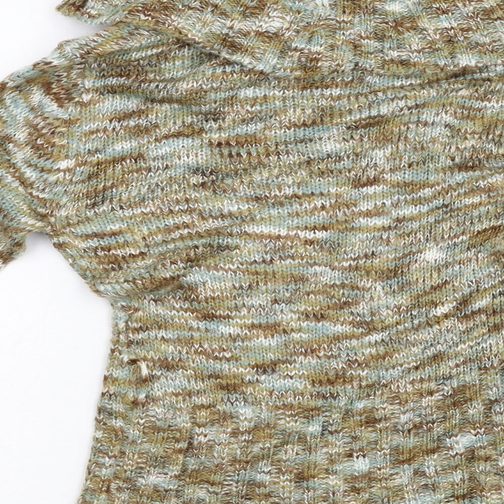 Select Womens Green Knit Pullover Jumper Size M