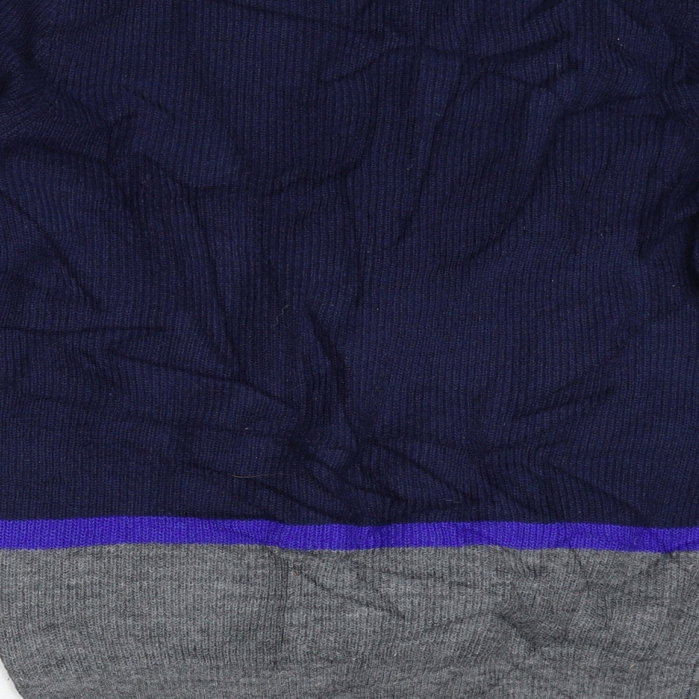 Marks & Spencer Mens Blue Knit Pullover Jumper Size M