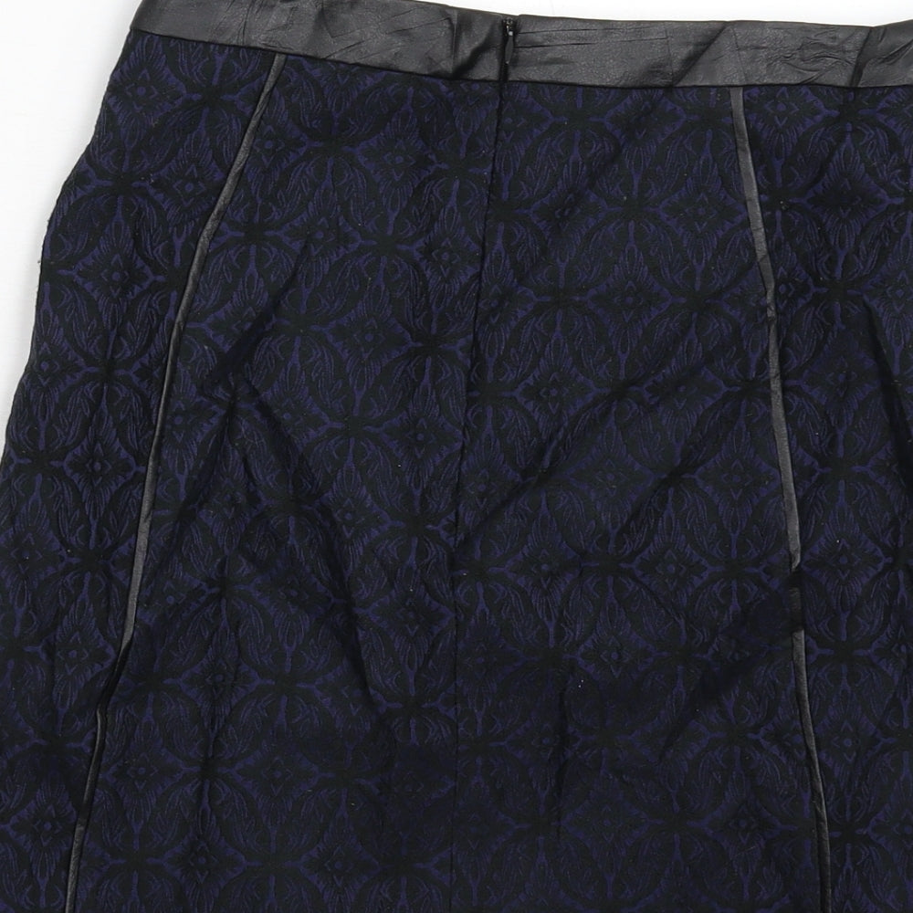 F&F Womens Blue Mini Skirt Size 6