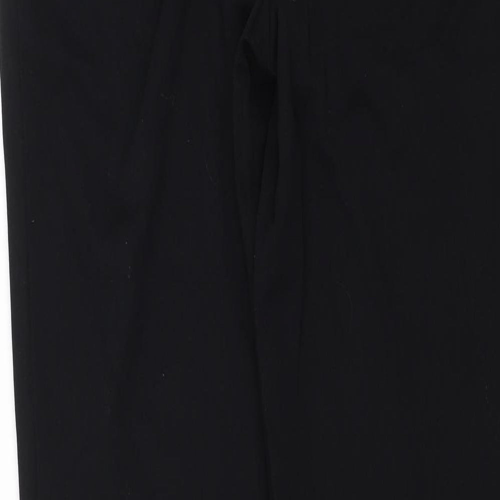 Marks & Spencer Womens Black Dress Pants Trousers Size 12 L27 in