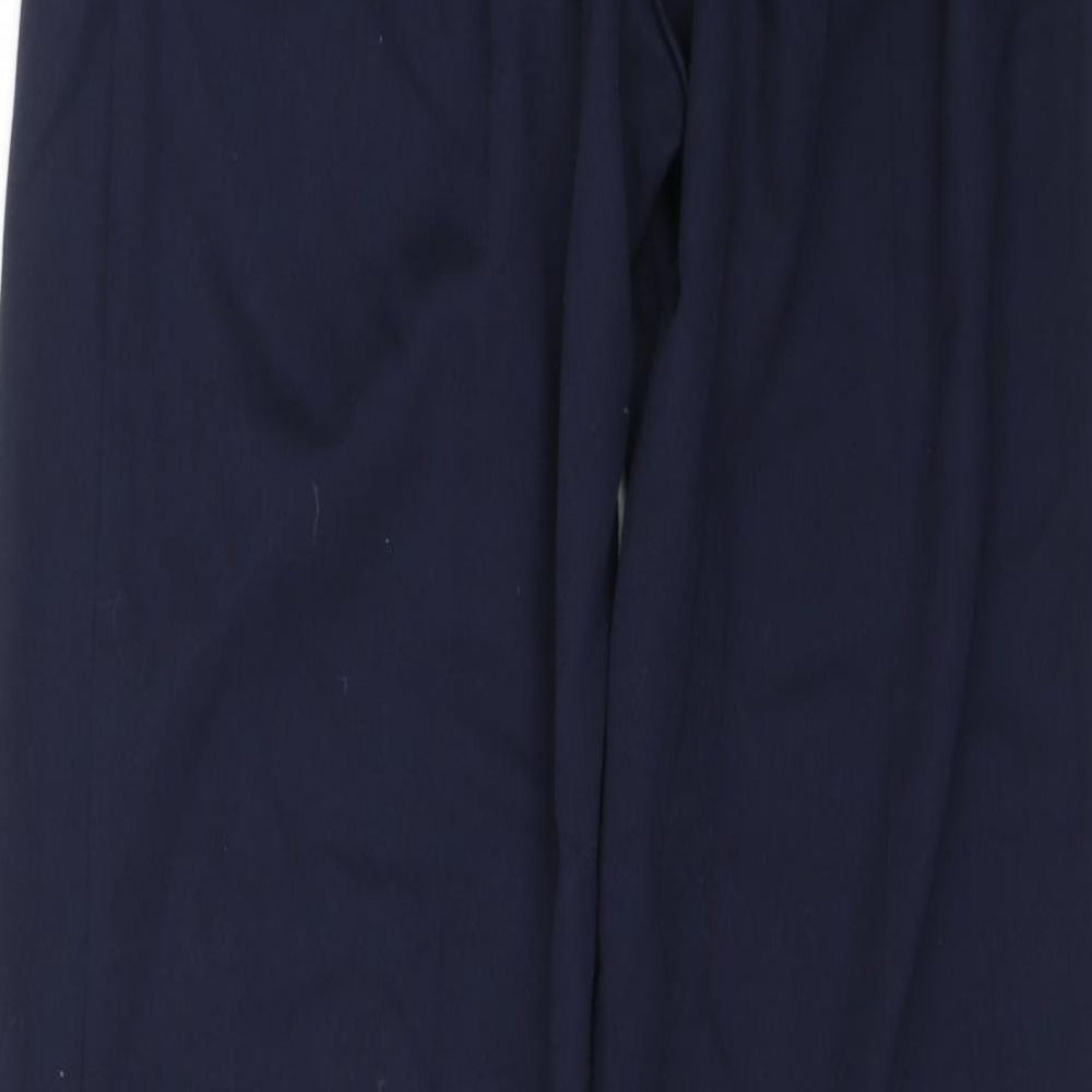 EC Womens Blue Capri Trousers Size 24 in L27 in
