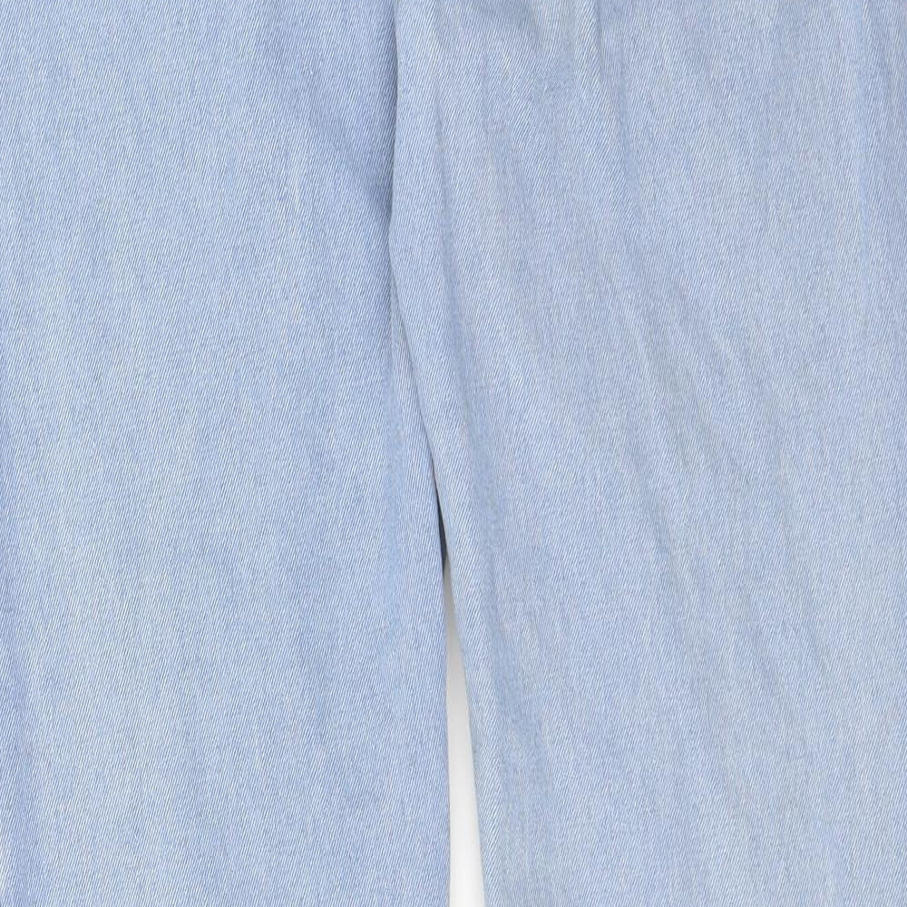SheIn Womens Blue Denim Straight Jeans Size S L25 in