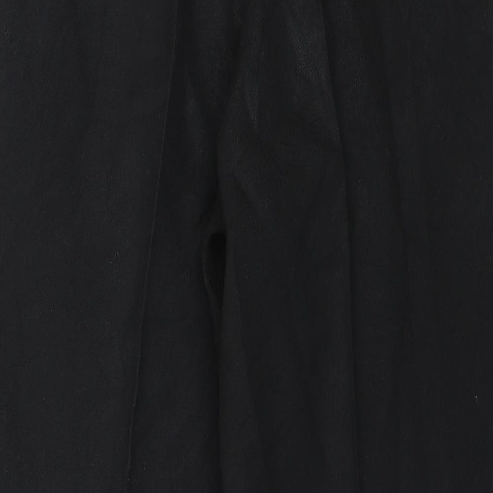 Preworn Womens Black Trousers Size 26 in L22 in
