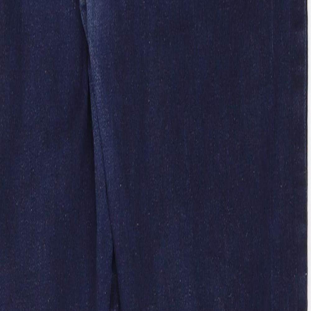 Denim & Co. Womens Blue Skinny Jeans Size 12 L27 in