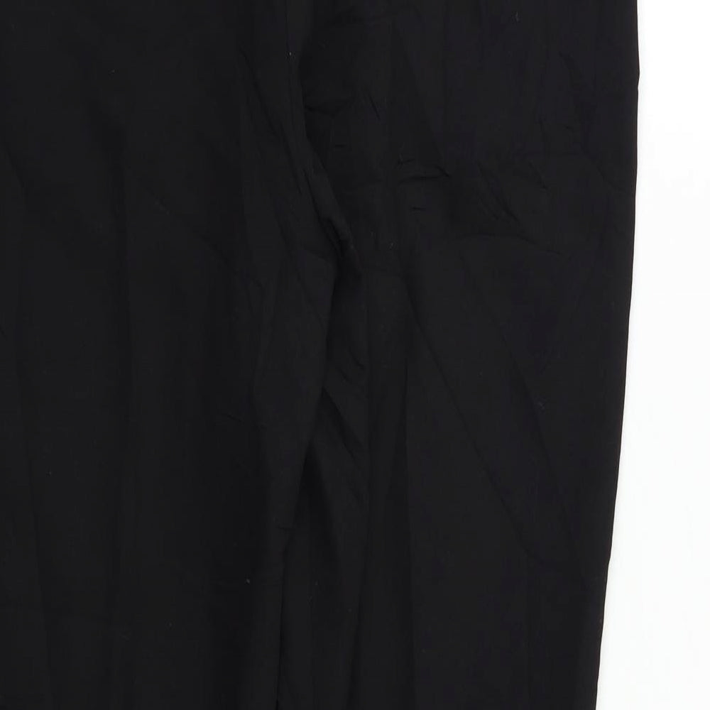 H&M Womens Black Dress Pants Trousers Size 8 L25 in