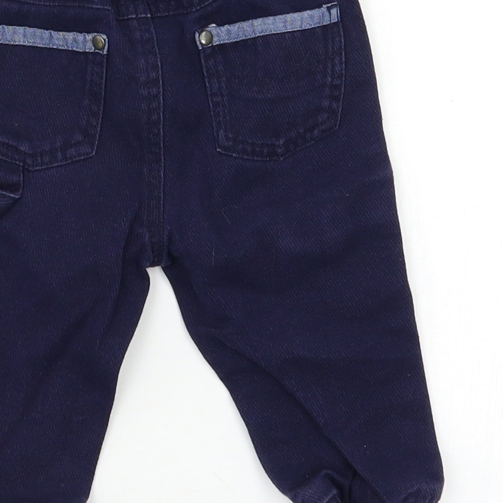 Matalan Baby Blue Cargo Trousers Size 3-6 Months