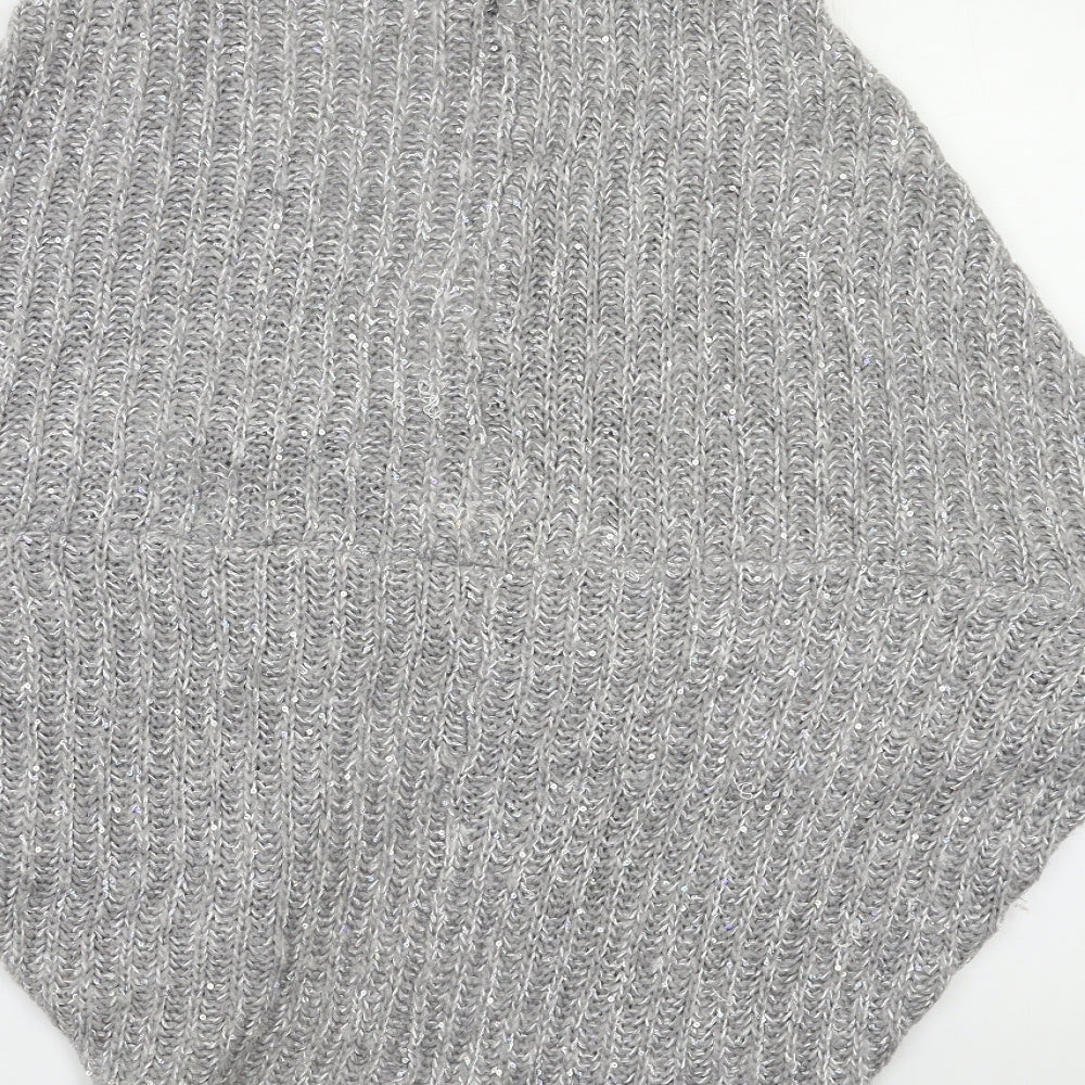 Oasis Womens Grey Cardigan Jumper Size S