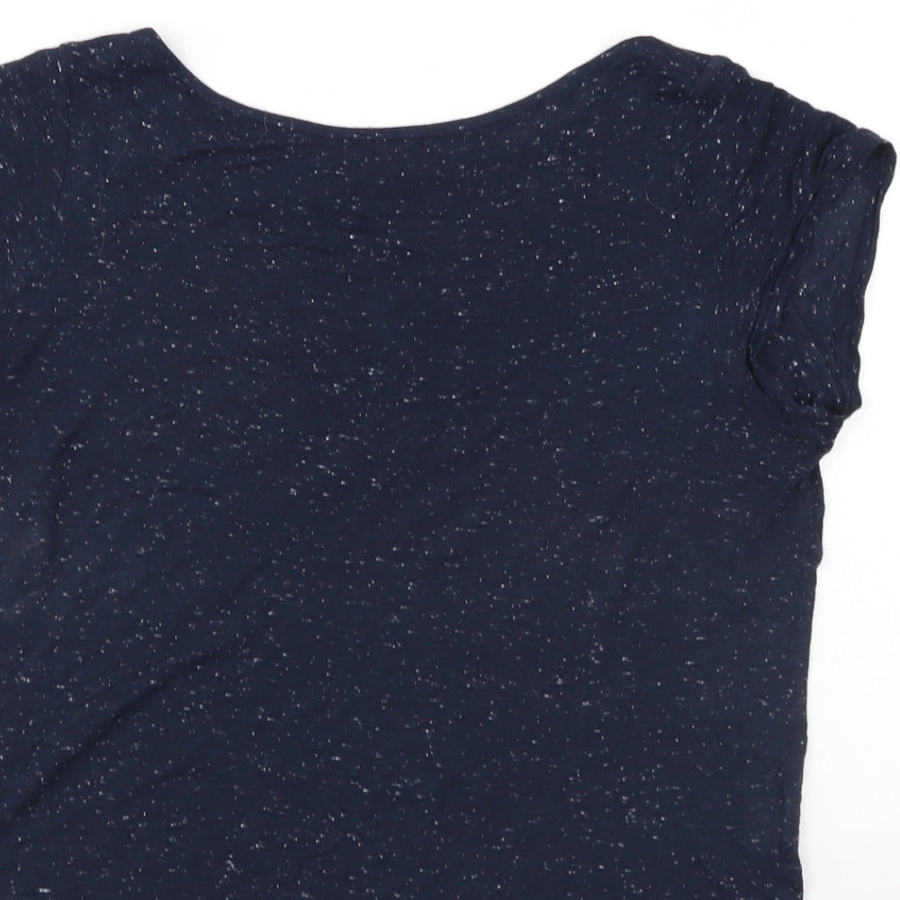 Atmosphere Womens Blue Basic T-Shirt Size 6