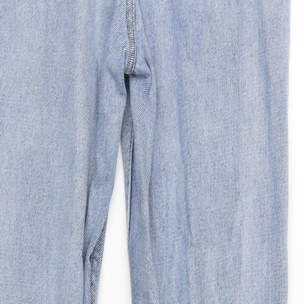 The Rockn Rev Womens Blue Denim Straight Jeans Size 10 L27 in