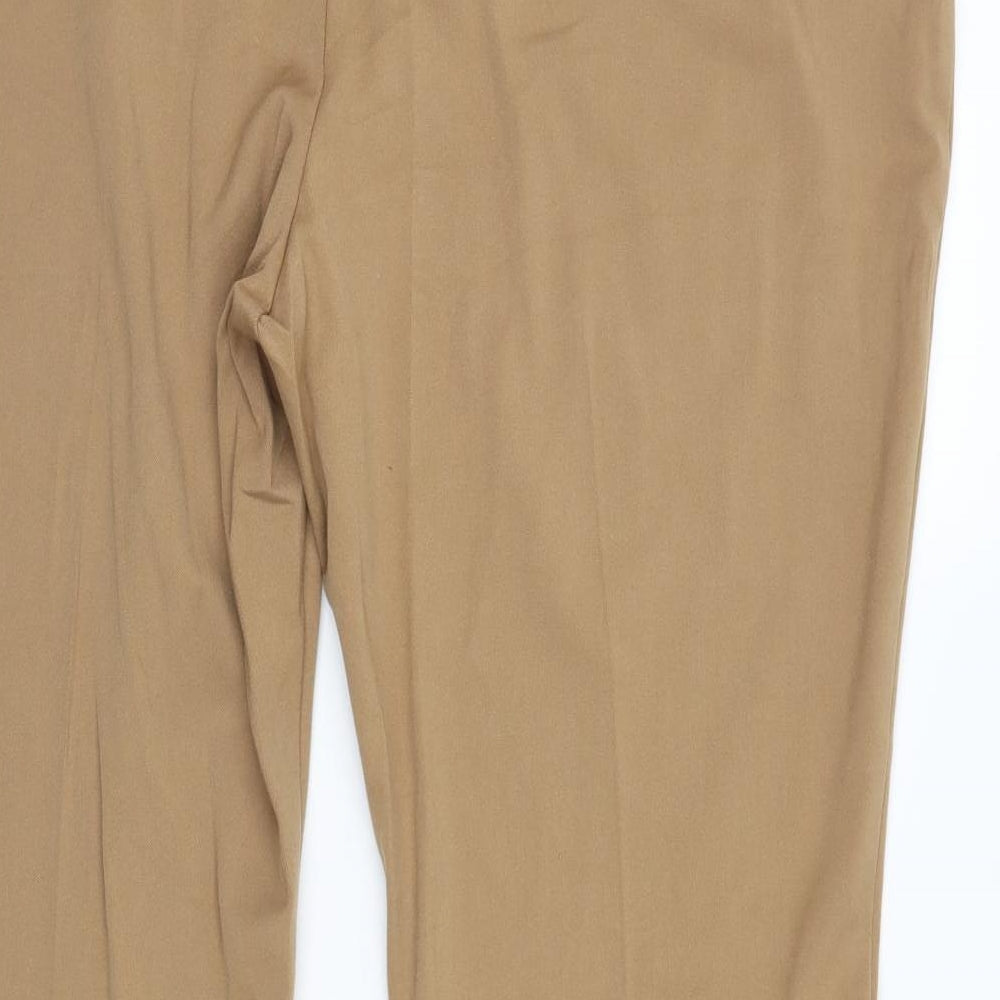Marks & Spencer Womens Brown Trousers Size 20 L29 in