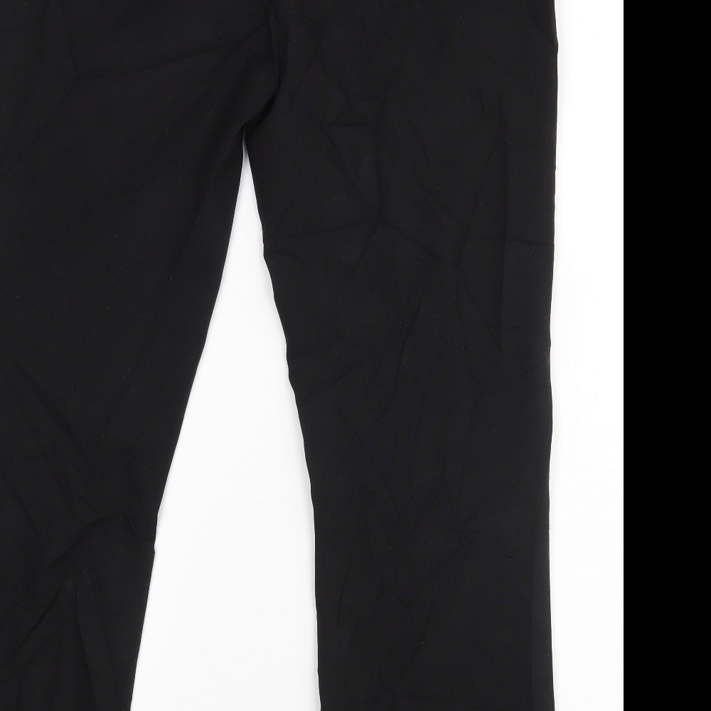 Dorothy Perkins Womens Black Trousers Size 12 L26 in