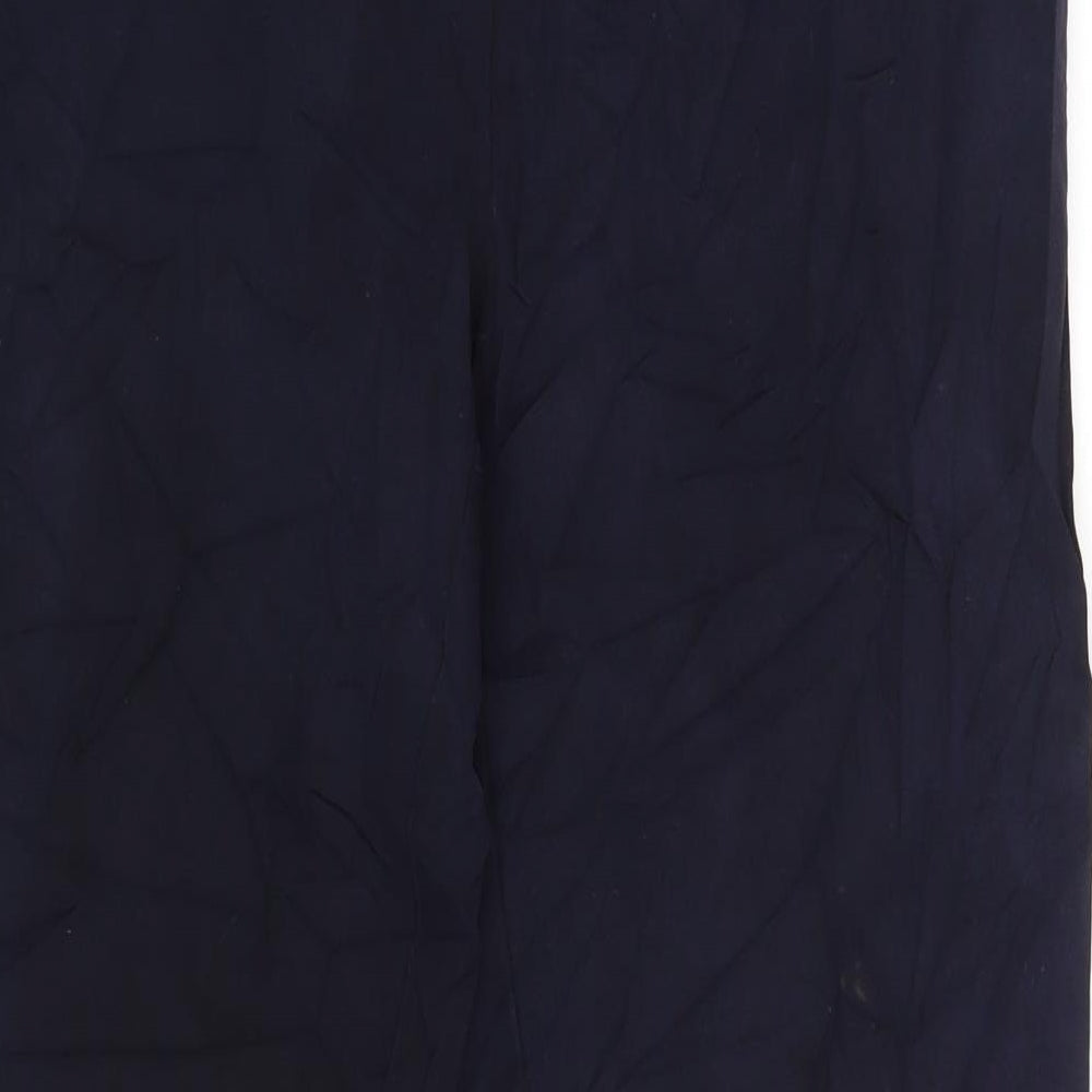 Marks & Spencer Womens Blue Trousers Size 12 L26 in