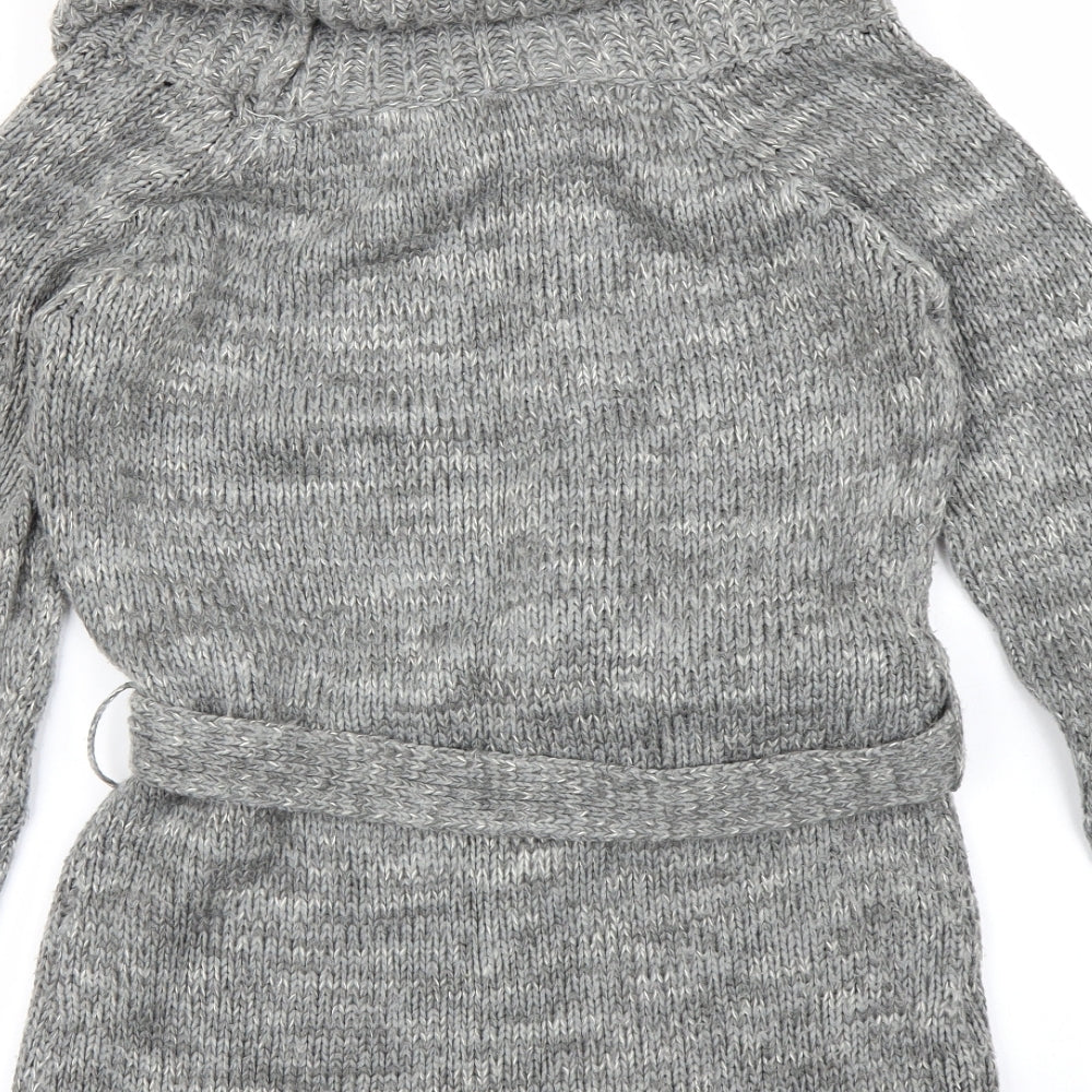 newlook Womens Grey Pullover Sweatshirt Size 10