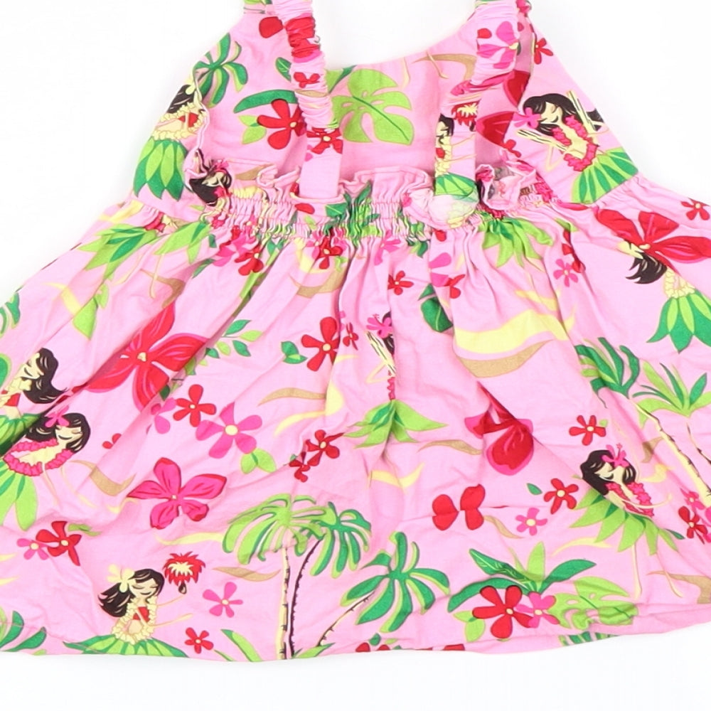 RJC Pink Floral A-Line Size 12 Months
