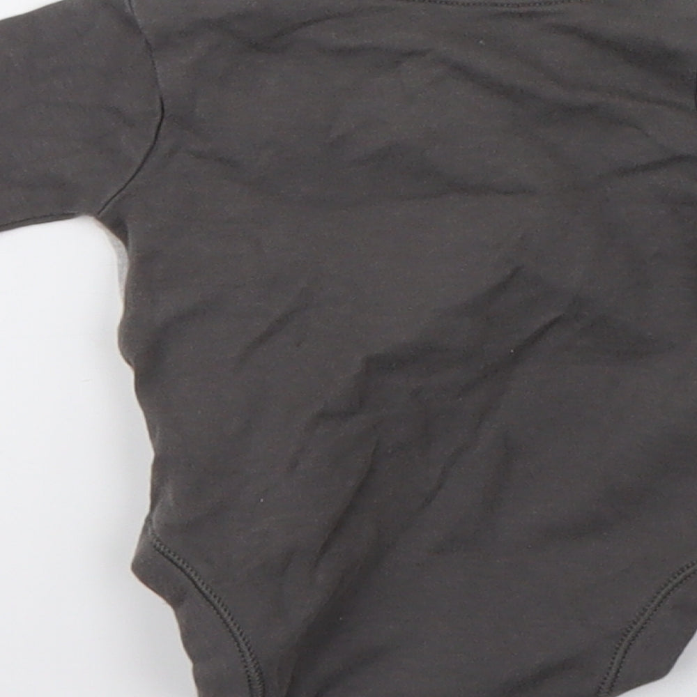 Nutmeg Boys Grey Babygrow One-Piece Size 0-3 Months - fun champ