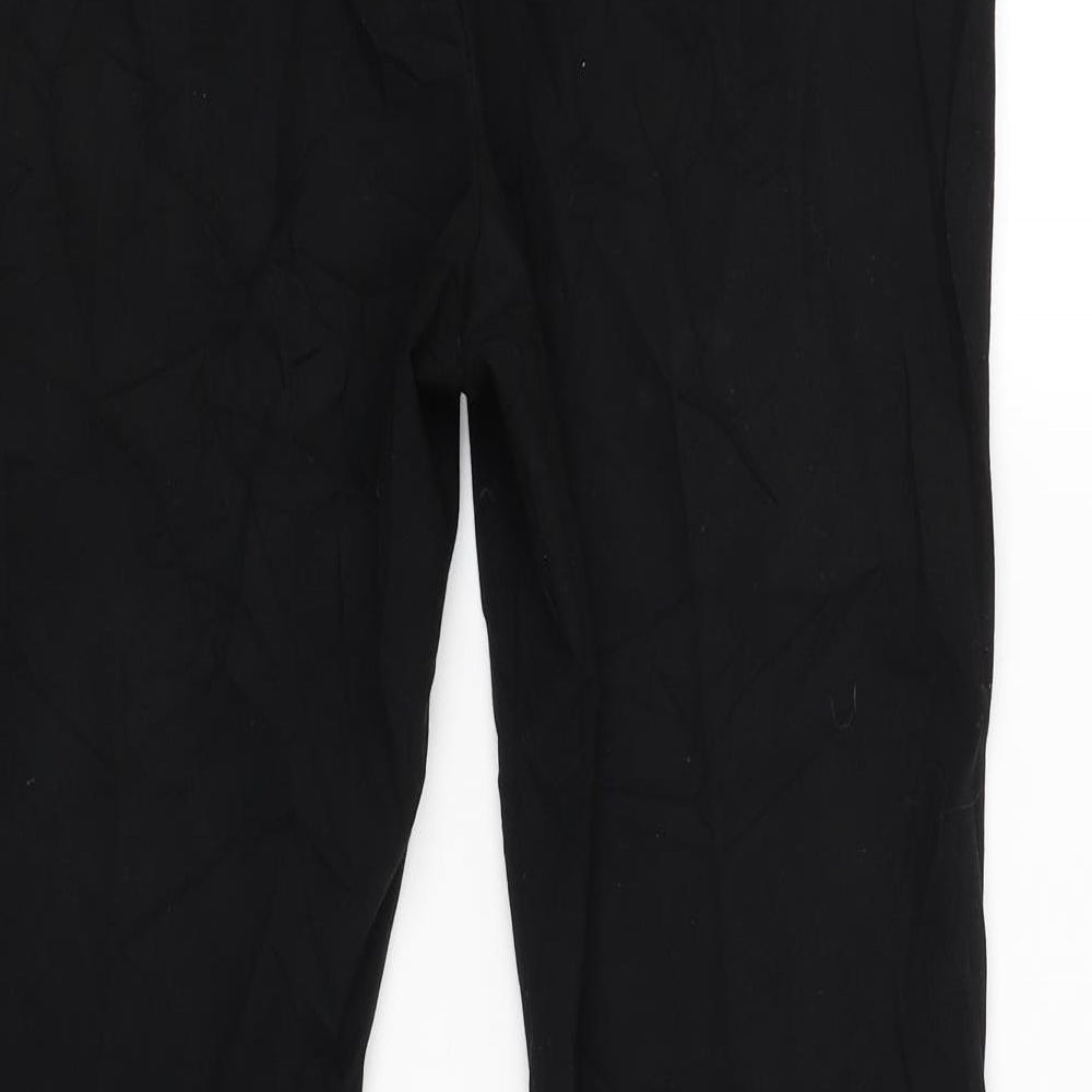 Marks & Spencer Womens Black Trousers Size 10 L29 in