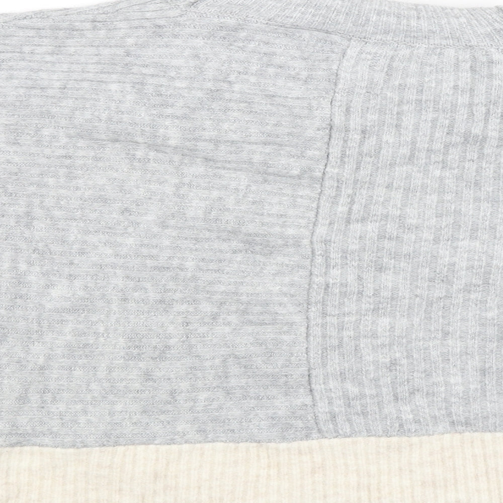 Nutmeg Womens Grey Pullover Jumper Size 14