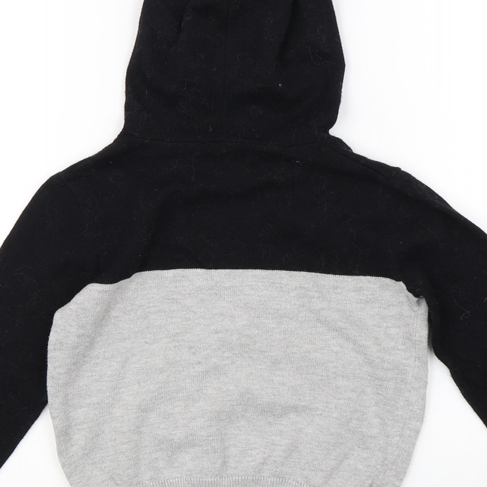 Boys Boys Grey Pullover Hoodie Size 5 Years