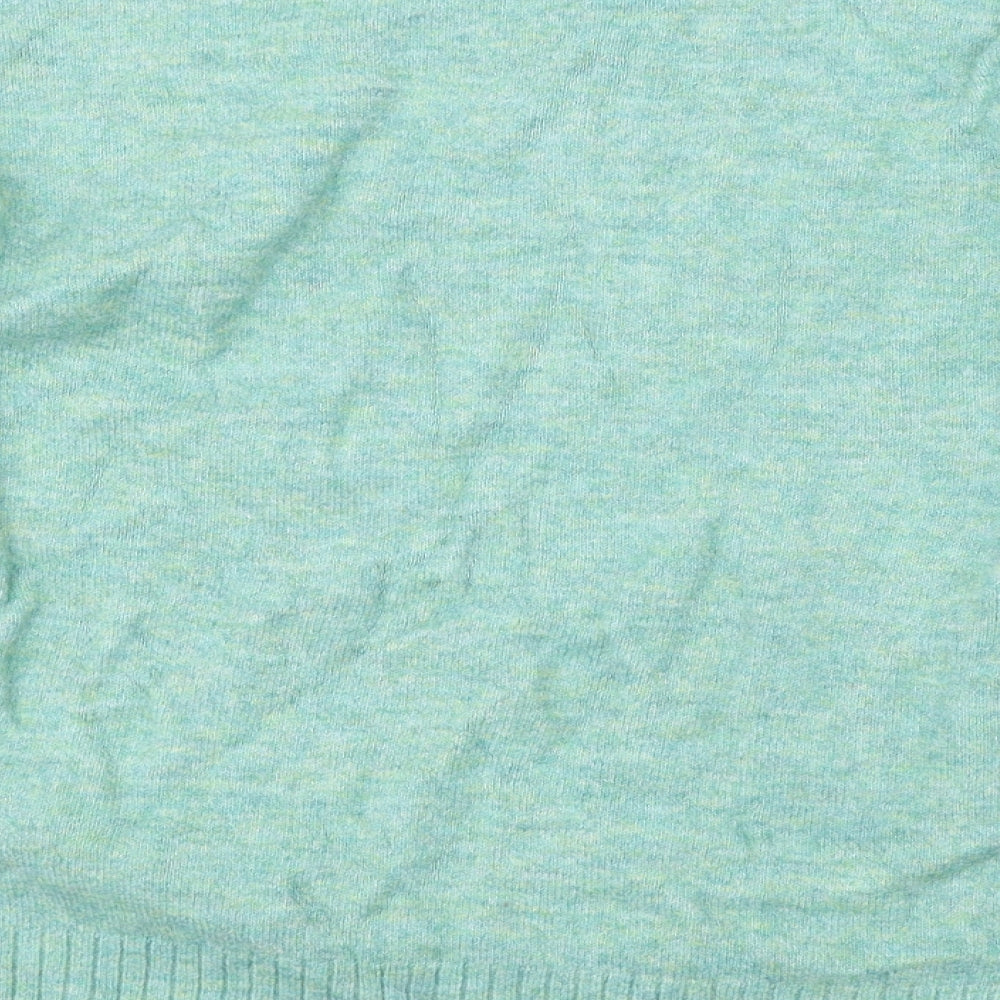 Love Knitwear Womens Green Knit Pullover Jumper Size 14