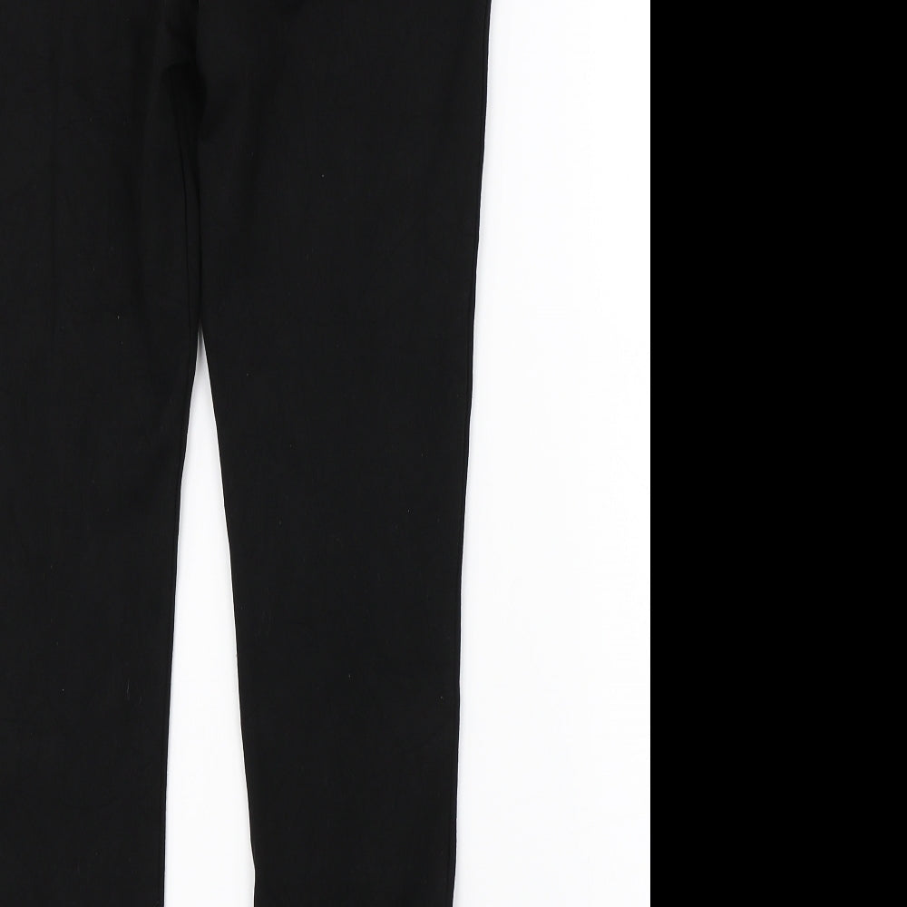 TU Womens Black Dress Pants Trousers Size 10 L25 in