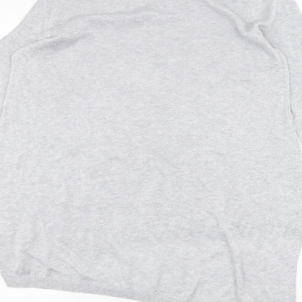 River Island Womens Grey Basic T-Shirt Size 8