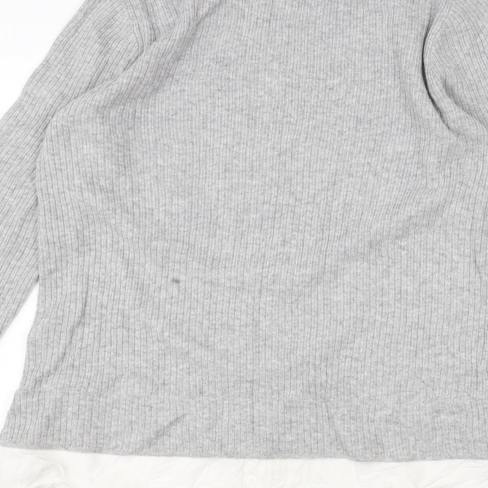 Topshop Womens Grey Pullover Jumper Size 10