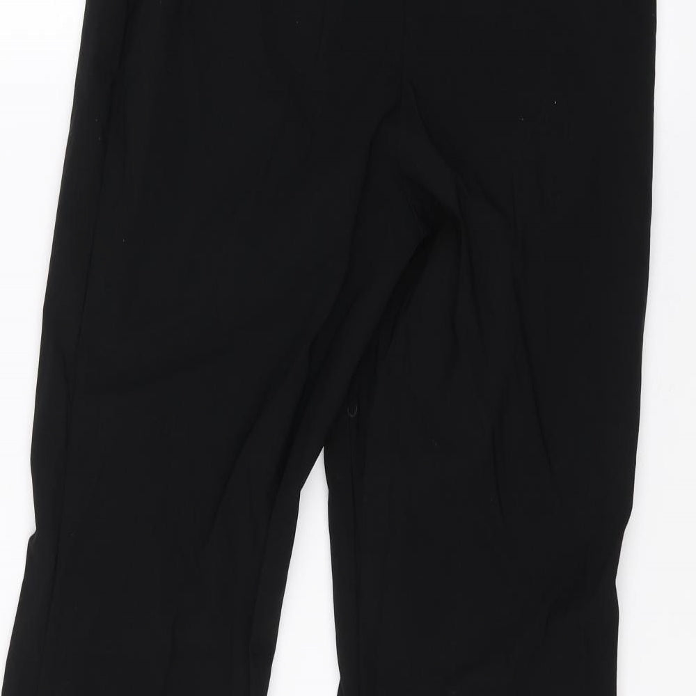 ameranto Womens Black Trousers Size 16 L25 in