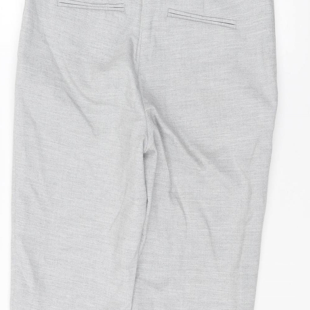 H&M Womens Grey Trousers Size 10 L24 in
