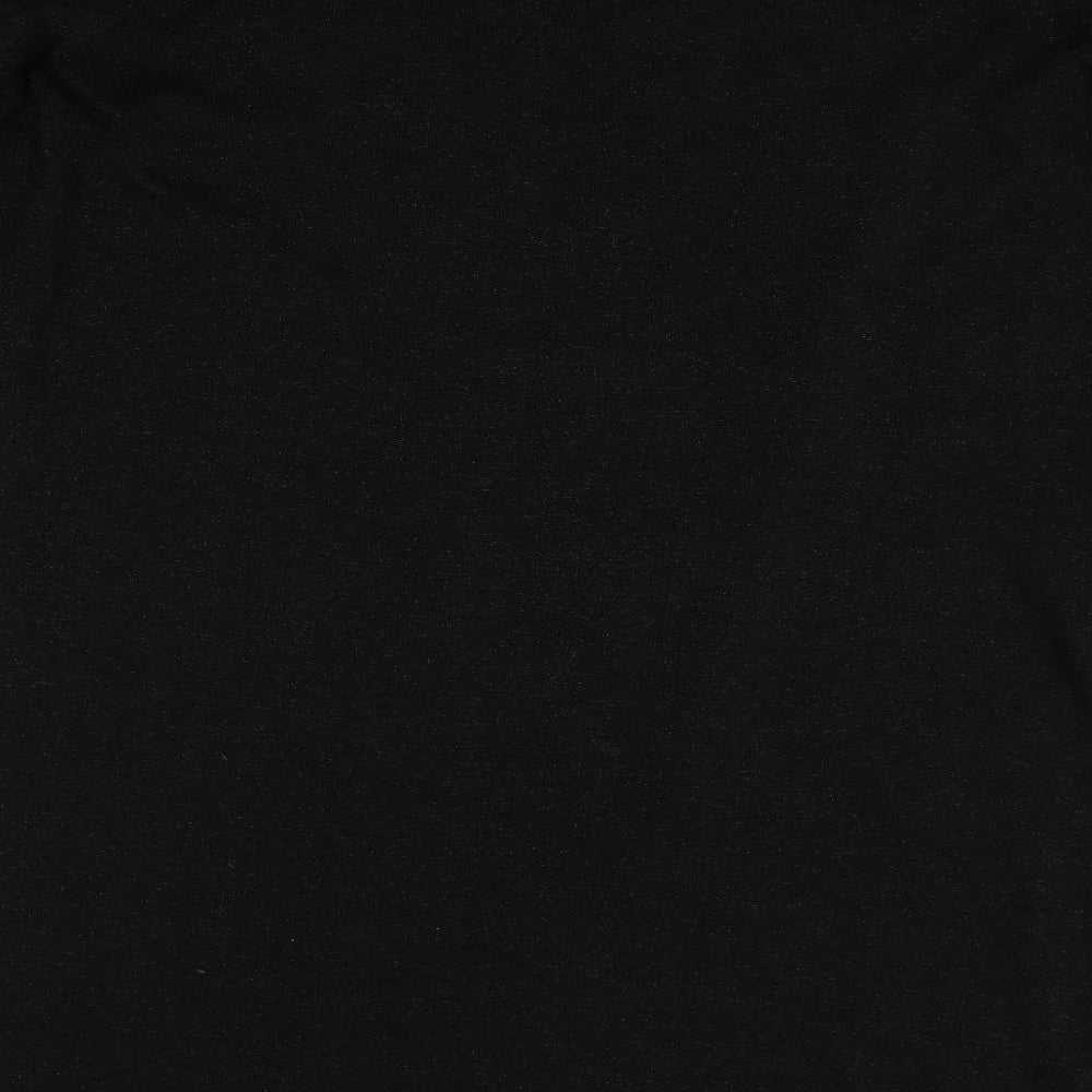George Womens Black Wrap Jumper Size 14
