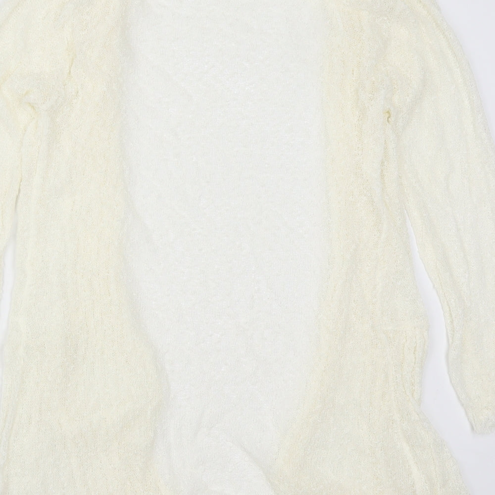 Roman Womens Ivory Knit Cardigan Jumper Size 10