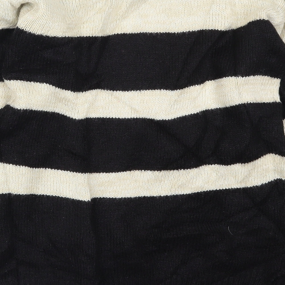 Atmosphere Womens Beige Striped Knit Pullover Jumper Size 6