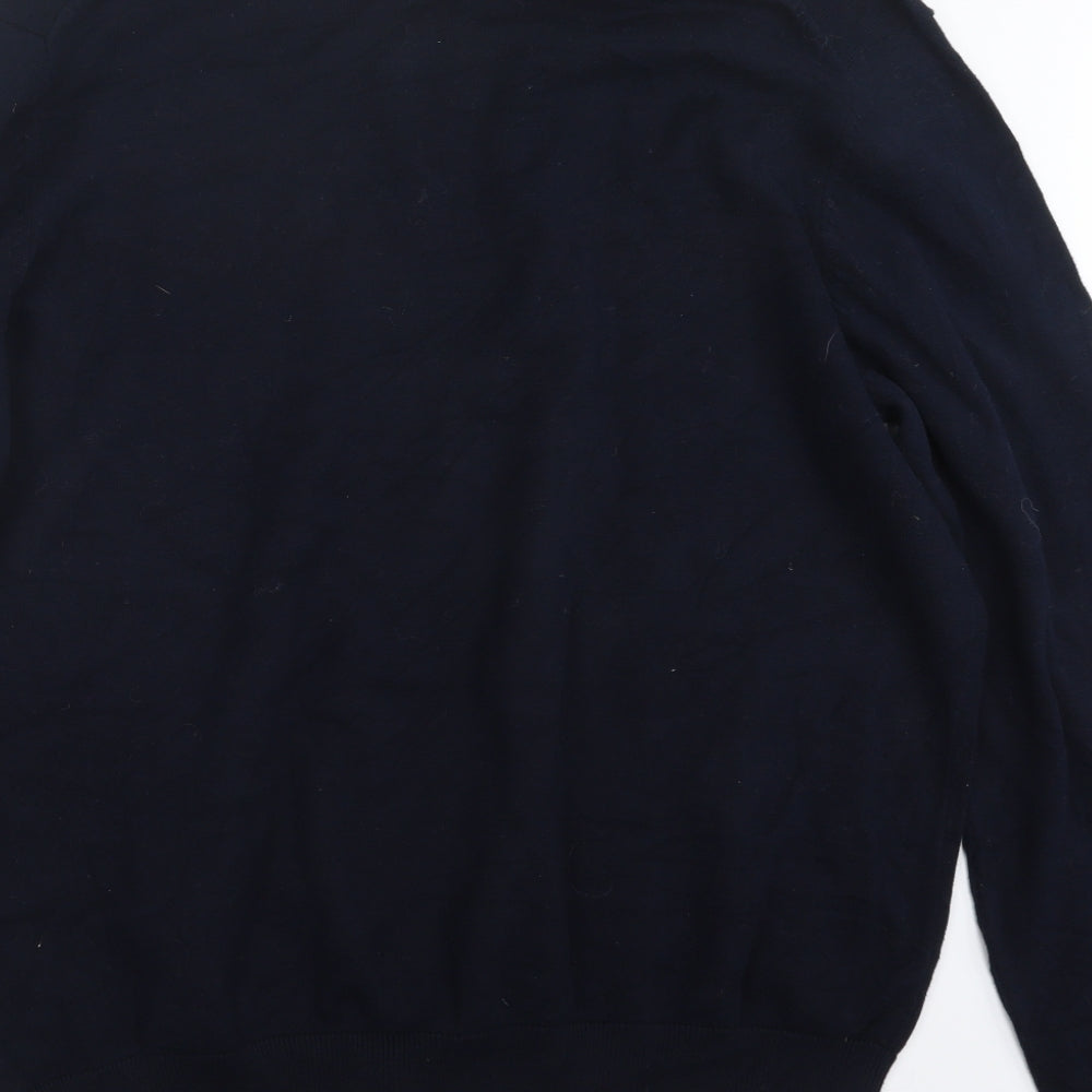 Stone Bay Mens Blue Knit Pullover Jumper Size XL
